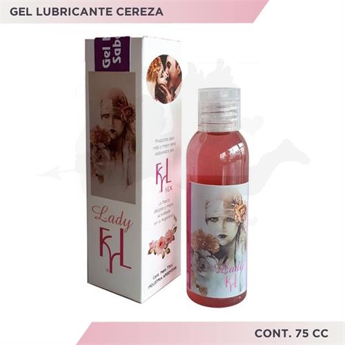 Gel lubricante aroma a cereza 75cc